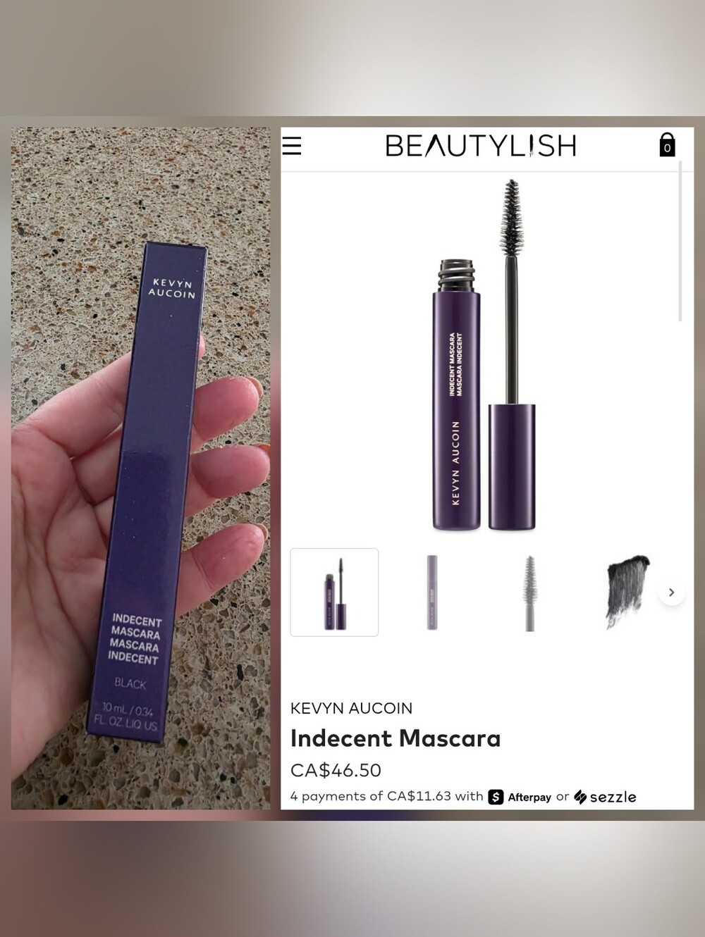 Kevyn Aucoin Indecent Mascara — black